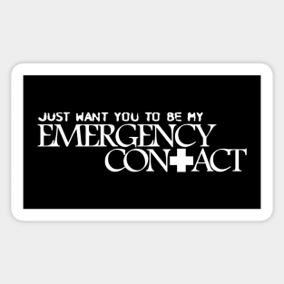 Emergency Contact Sticker